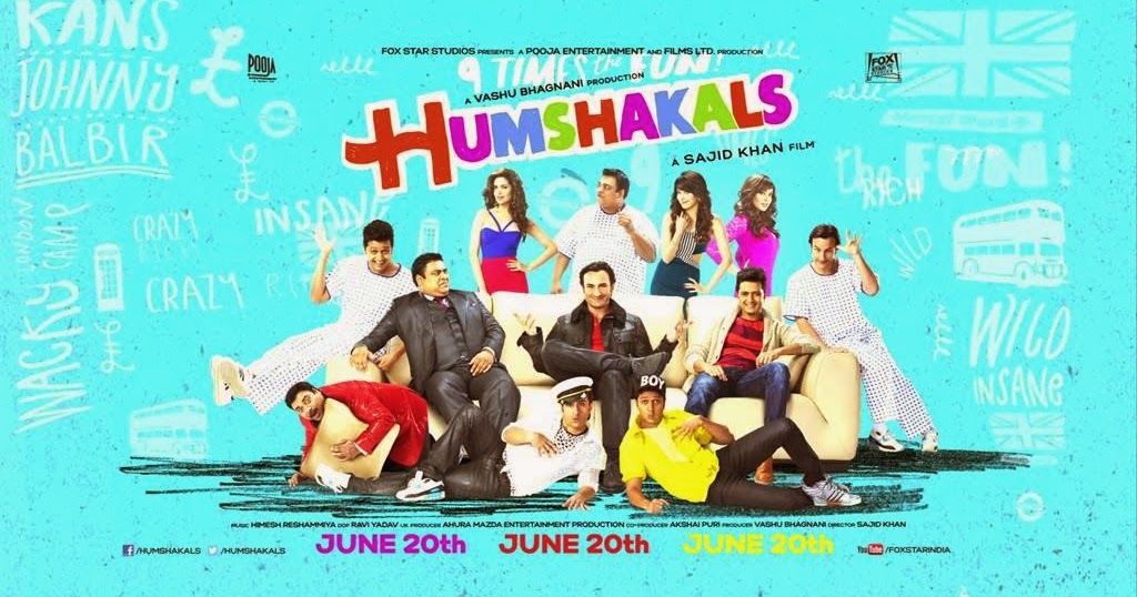 Humshakals 2014 First Look Posters Saif Ali Khan Riteish